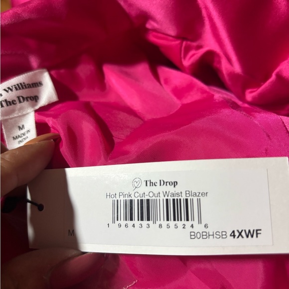The Drop Hot Pink Cut-Out Waist Blazer M – New - Picture 3 of 3